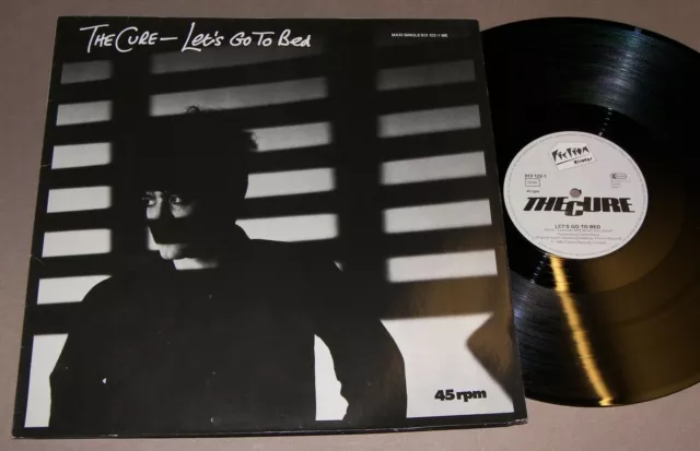 The Cure Let's Go To Bed 12" German Import Ex Ex 1982 Reissue Single 8131221 ME