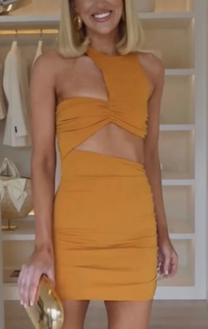 NWT ZARA FITTED KNIT MINI DRESS WITH CUT-OUT DETAIL Mustard Size Small 16.15 - PicClick UK NWT ZARA FITTED KNIT MINI DRESS WITH CUT-OUT DETAIL Mustard Size Small 16.15 - PicClick UK