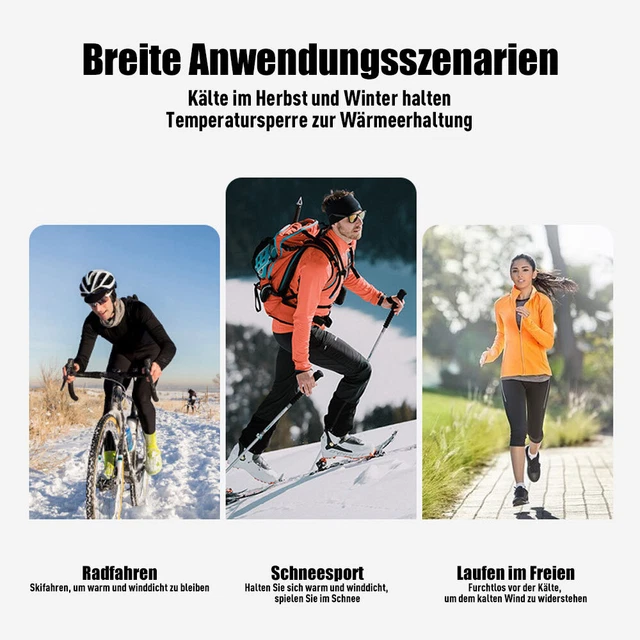 Kopfhaube Motorrad Fahrrad Sturmhaube Atmungsaktiv Skimütze Halswärmer Sturmmask 4