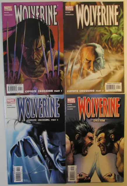 Wolverine Lot of 4 #7,9,11,12 Marvel (2004) 2nd Series Comic Books