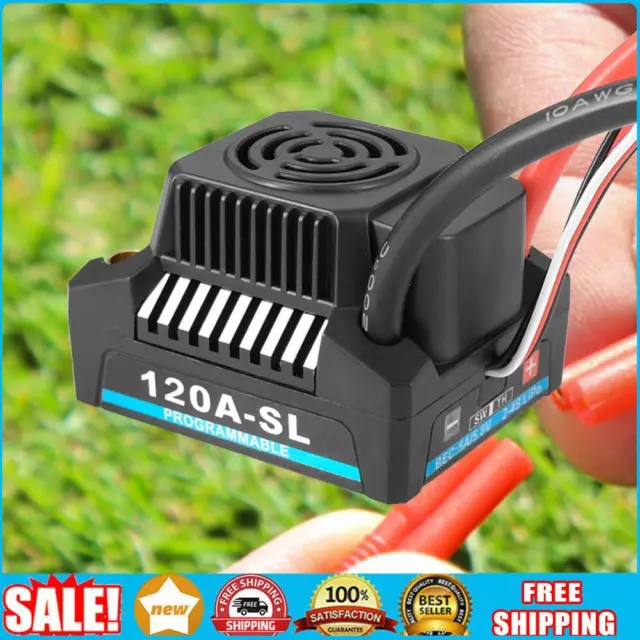 Brushless ESC mit 5A/5.8V BEC Electric Speed ​​Controller für 1/8 RC Car (120A)