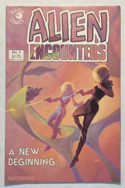 Alien Encounters #1 Underground Comix 1985 Eclipse,  Joe Chiodo, Hoffman, Sci-Fi
