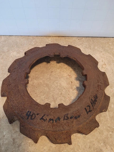 Cole Planter 12MX Hopper Plate Disc 12 Hole Cell Lima Bean Seed