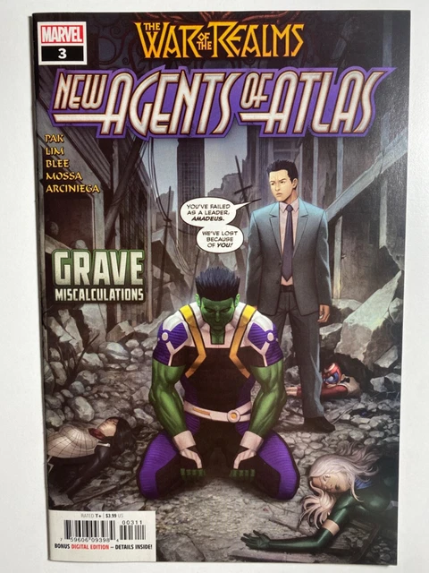 Marvel Comics War Of The Realms: New Agents Of Atlas # 3 (2019) Nm Comic