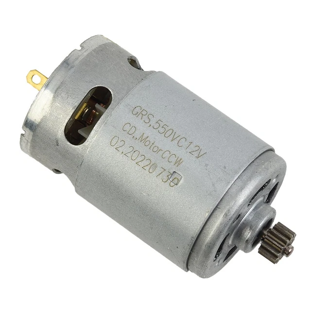 Moteur à Engrenages 12 V 13 Dents RS550VC8518 Pour GSR12V15