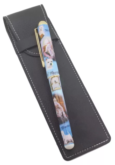 West Highland Terrier Westie Breed of Dog Themed Pen with Pen Case Perfect Gift