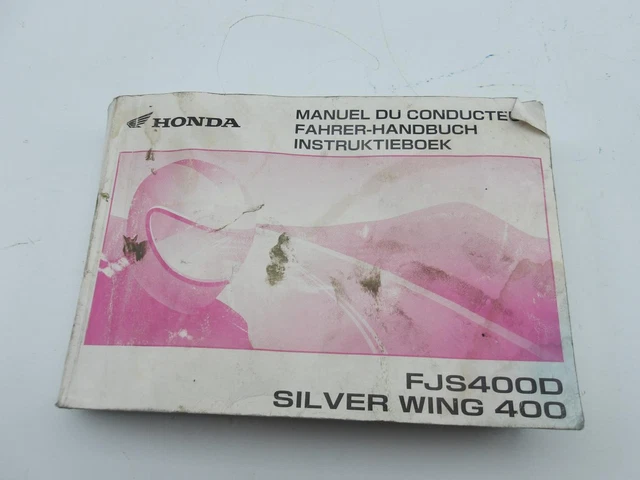 Manuale Utente per scooter HONDA 400 FJS SILVERWING 2006 Per 2008
