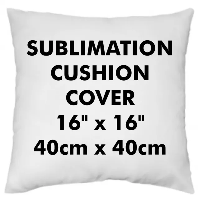 Sublimation Cushion Cover 190g Polyester 40cm 16"Heat Press Print Transfer Blank