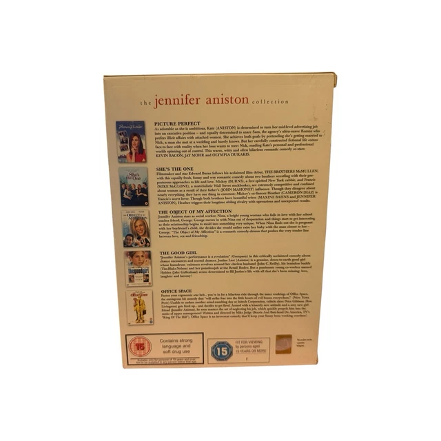 Jenipher JENNIFER ANISTON COLLECTION DVD She's the One, Good Girl, Office Space ...