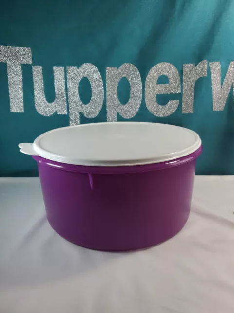 Tupperware Cookie Canister (1) 1.75L-Purple