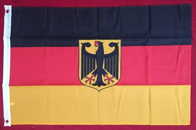 GERMANY STATE FLAG with eagle 3x2 feet MUNICH BERLIN GERMAN Dusseldorf flags