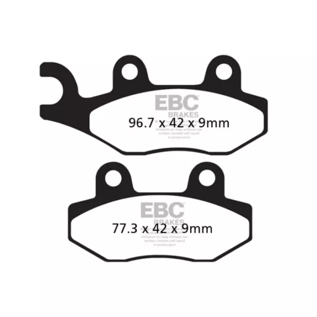 PASST Triumph Tiger 1200 Explorer 2012 - 2015 EBC Bremsbeläge vorne & hinten 3