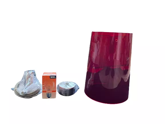 Prandina Sera Small S1 cristallo rosso nuovo imballo originale