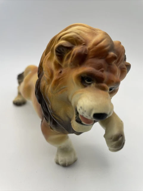 Vintage Ceramic Lion Figurine #N7296–6969