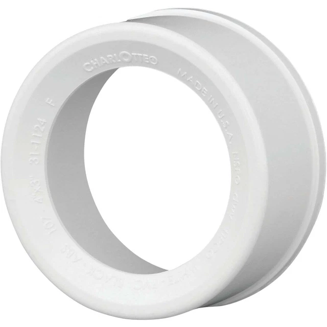 Charlotte Pipe 4 In. SPG x 3 In. Hub Schedule 40 DWV Reducing PVC Bushing Pack