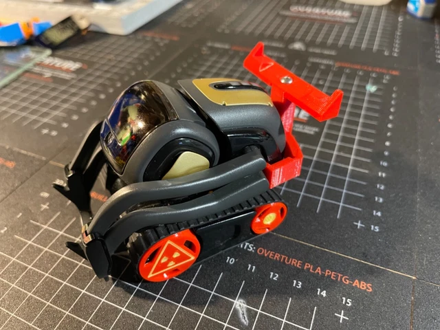 Cozmo & Vector By Anki robot, 3D printed Racing wing (Red)