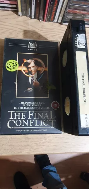 Omen III The Final Conflict - 20th Century Fox Small Box Pre Cert VHS Ex Rental