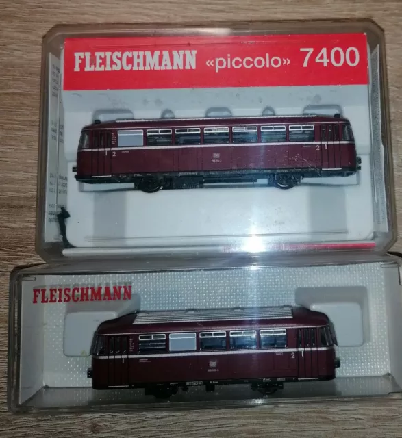 Fleischmann Spur N Set 7400 mit Beiwagen Top OVP