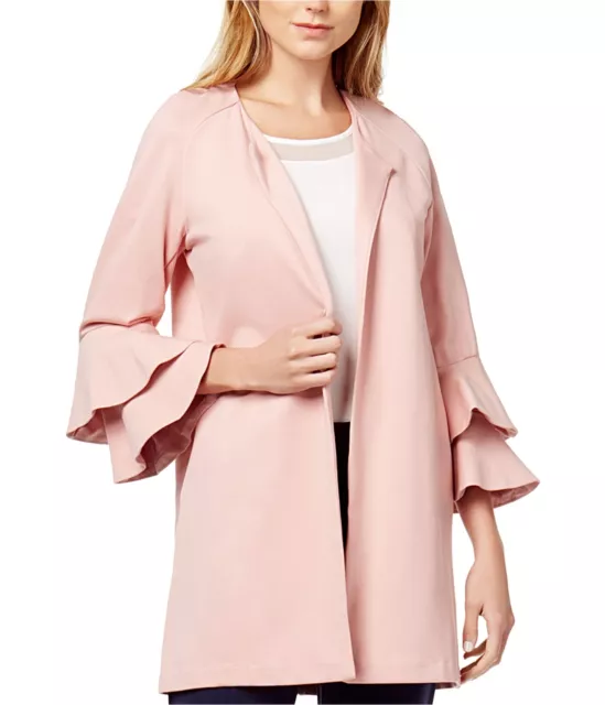 Kensie Womens Bell Sleeve Ponte Jacket