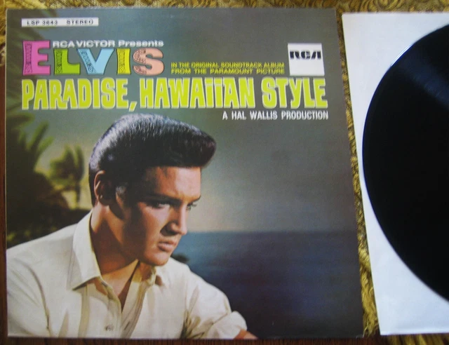 ELVIS PRESLEY LP, PARADISE HAWAIIAN STYLE GERMANY 1966 LSP-3643 EUR 35 ...