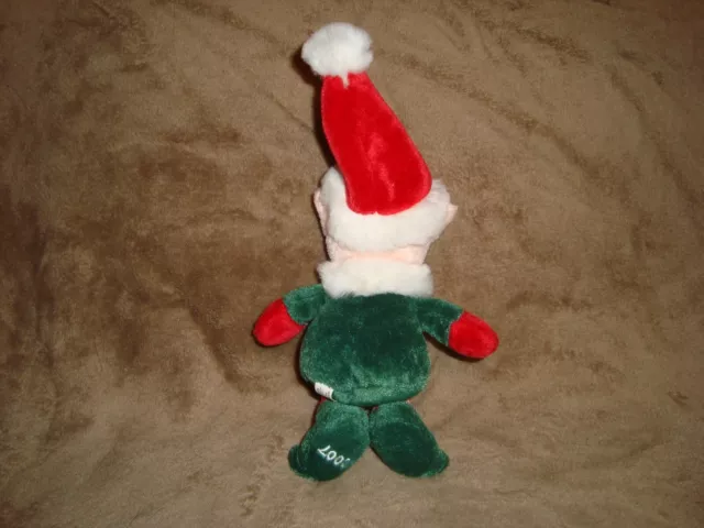 Elf Elvin Sears Exclusive 2007 Christmas Charity Plush & Beans 7" tall 2