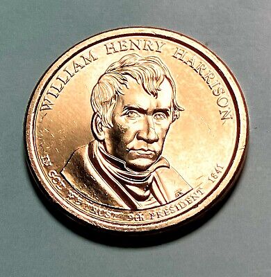 2009-D William Henry Harrison Presidential Golden Dollar--BU GEM!!! (PDS-007)