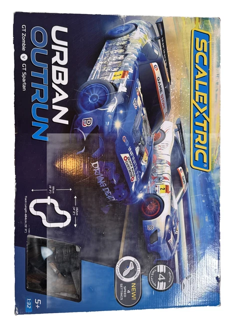 SCALEXTRIC URBAN OUTRUN GT Zombie GT Spartan Scale 1 32 Racing
