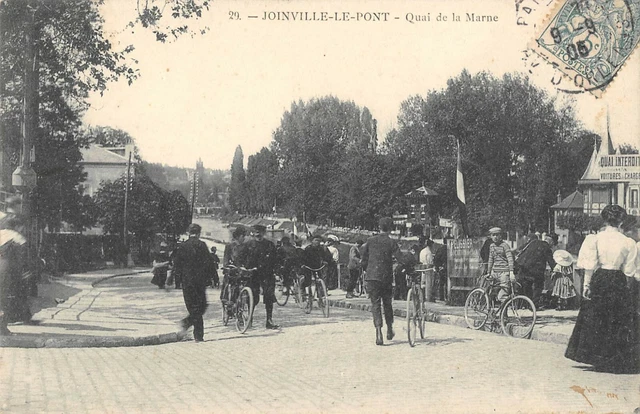 Cpa 94 Joinville Le Pont Quai De La Marne