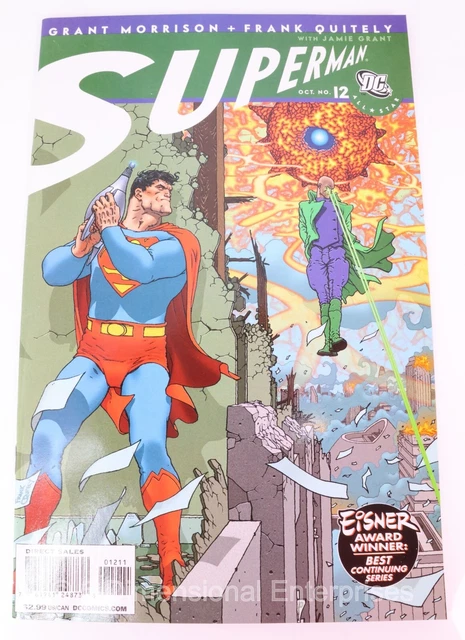 ALL-STAR SUPERMAN #12 VF+ - DC Comics Oct 2008 - Frank Quitely, Grant Morrison