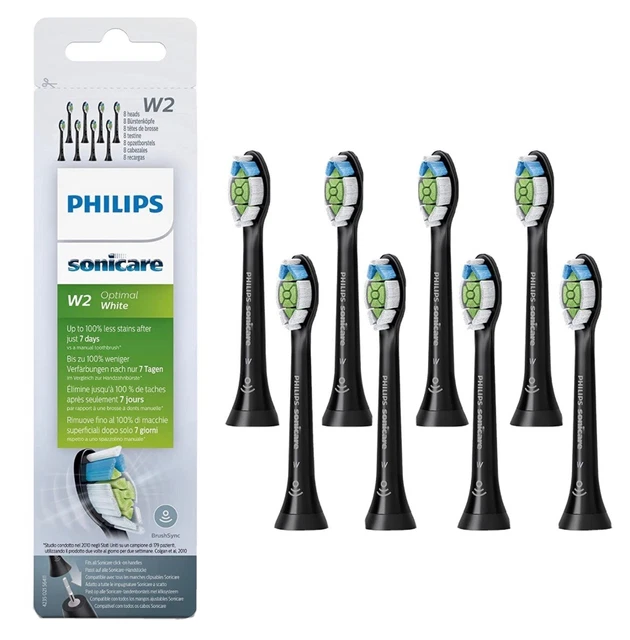 Philips Sonicare Original W2 Optimal White Standard-Schallzahnbürstenköpfe 8pack