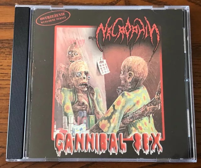 NECROPHIL - Cannibal Sex CD OOP RARE Polish Death Metal GRIND Corpse Gore Magnus