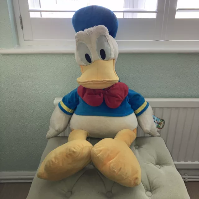 Walt Disney Store Donald Duck LARGE 23" Soft Plush Soft Toy - Great Condition