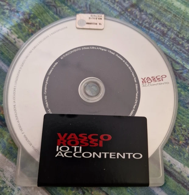 Vasco Rossi Raro Cd Promo a conchiglia Io Ti accontento Sigillato! Introvabile!!