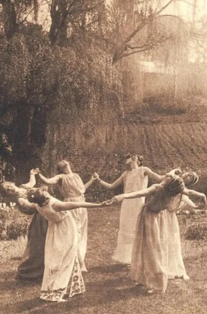 Antique Dancing Witches Photo 1314b Oddleys Strange & Bizarre