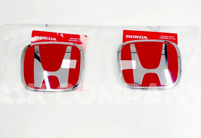 HONDA Genuine S2000 AP1 AP2 Fender Side Chrome Emblem Badge Right & Le - Foto 3