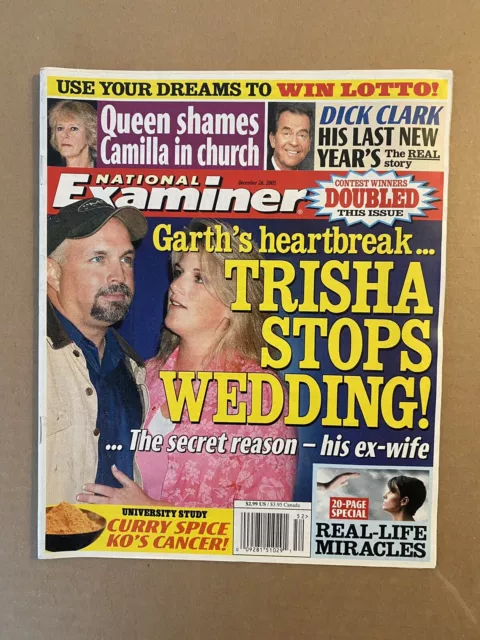 National Examiner Magazine December 26 2005 Garth Brooks Trisha Yearwood NEW 💥