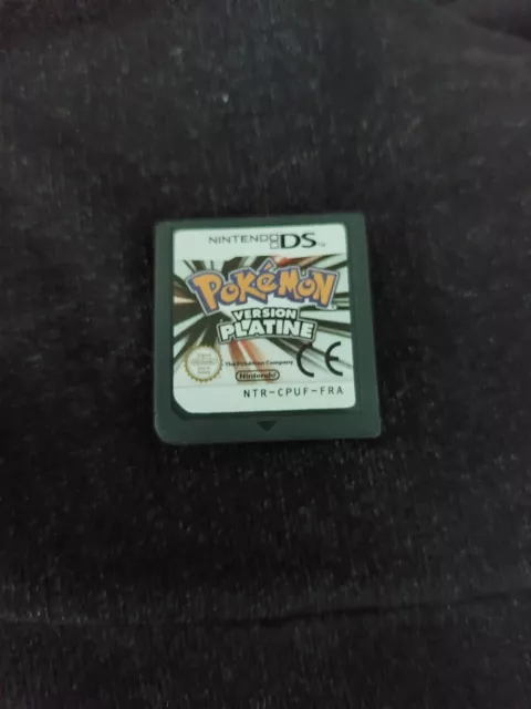 Pokémon version platine, Nintendo DS, version française.