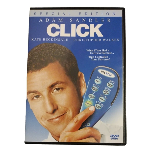 Click (DVD 2006 Special Edition) Adam Sandler Kate Beckinsale Christopher Walken