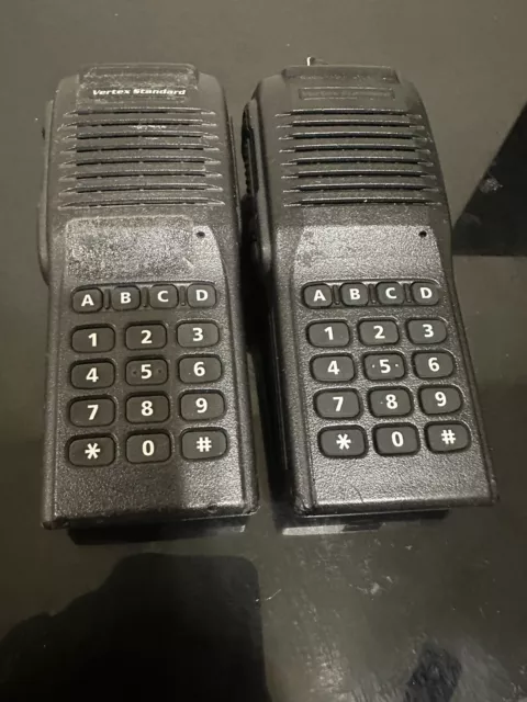 Lot of 2 Vertex Standard VX-900V VHF Radio 134-160 MHz 512 Channels