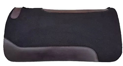 Showman 31" x 31" Black Felt Saddle Pad w/ Neoprene Bottom