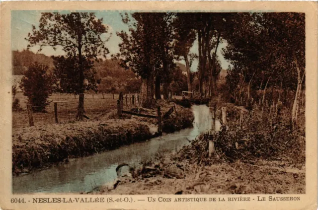 CPA NESLES-la-VALLEY - AN Artistic Corner of the River.. (350195)