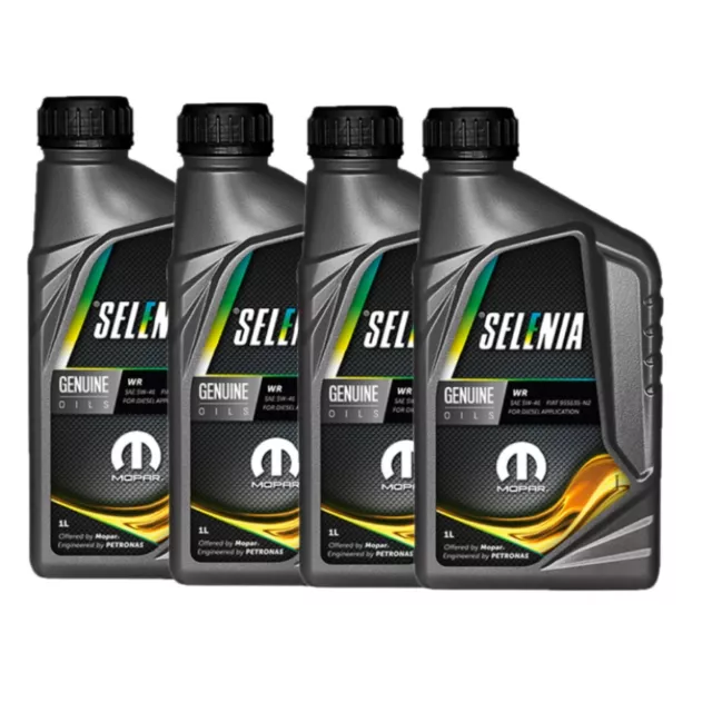 OLIO MOTORE SELENIA Wr 5W40 Diesel 4 Lt Litri Originale Fiat Alfa Romeo  Lancia EUR 54,90 - PicClick IT