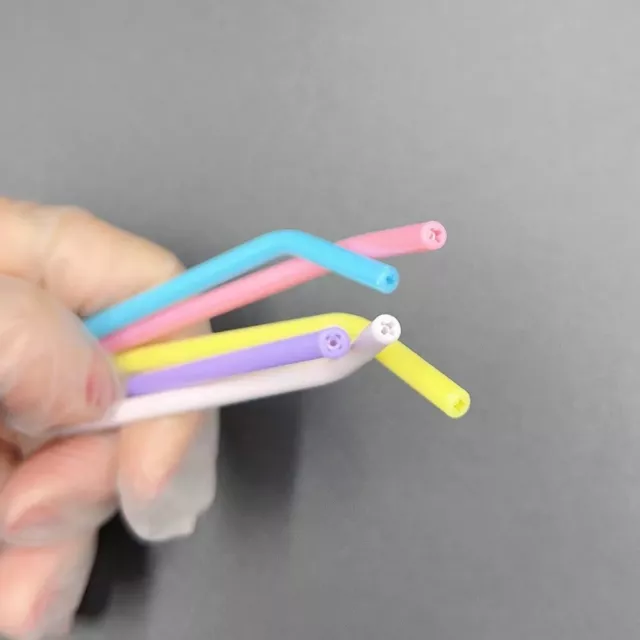 Dental Syringe Tips Disposable Air Water Colorful Spray Triple Nozzles 250pcs
