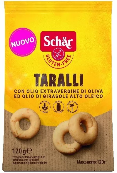Taralli olive oil snack GLU-FREE. 120g