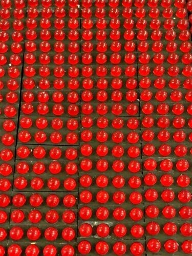 50pcs CHICAGO MINIATURE PCB RED LED DISPLAY 1x4 ARRAY RIGHT ANGLE BAR NEW USA!