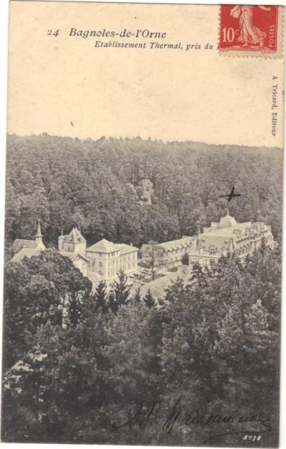 61 - cpa - BAGNOLES DE L'ORNE - L'établissement thermal (H9447)