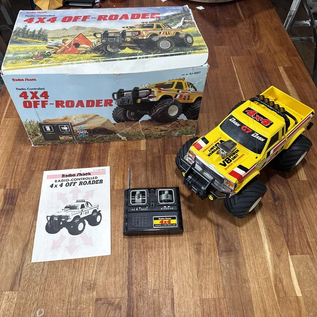 VINTAGE 1980’S RADIO SHACK 4x4 RC OFF ROADER ALL TERRAIN VEHICLE , YELLOW $309.76 - PicClick CA