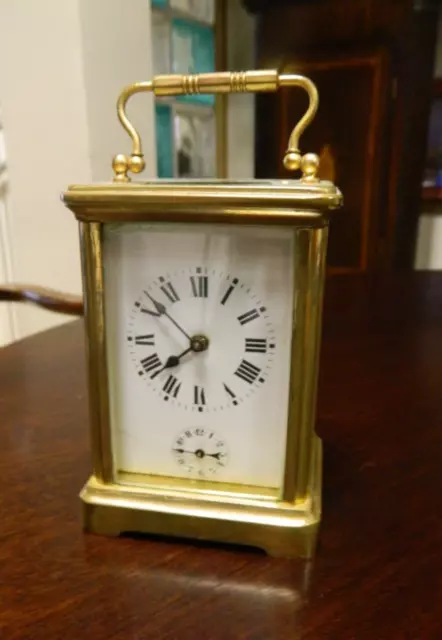 Good Quality French Bell-Striking Carriage Clock