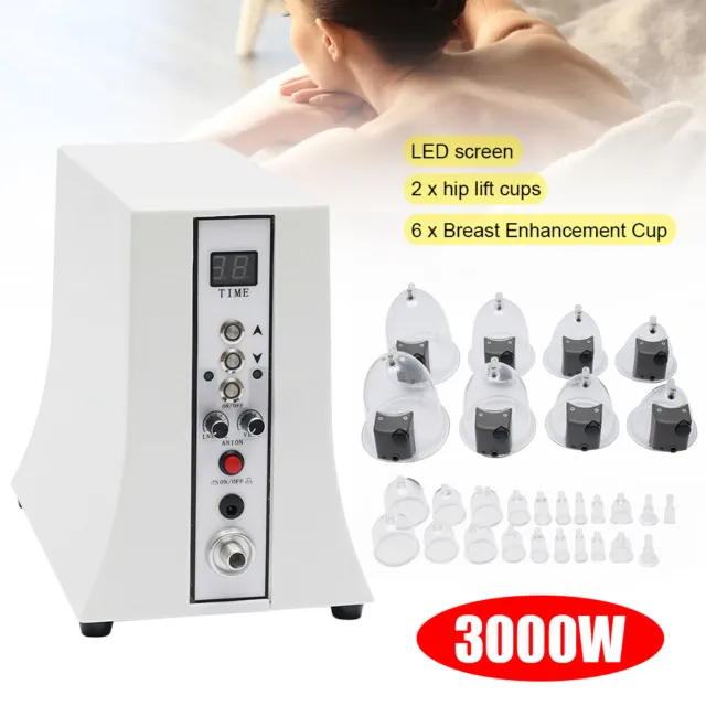 Pump Lift Massager Body Beauty Vacuum Therapy Shaping Machine 3000W