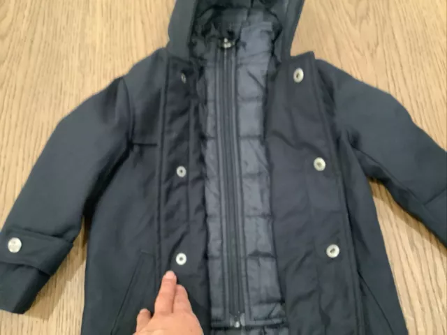 Appaman Boys New Gotham Coat, Size 2T, Dark Blue New With Tags. 2